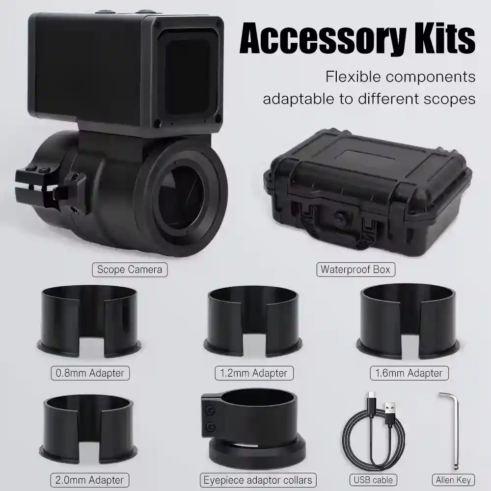 DVC45 Scope Camera | Turnkey OEM Solution for Tactical Brands DVC45 scope camera Accessory kits