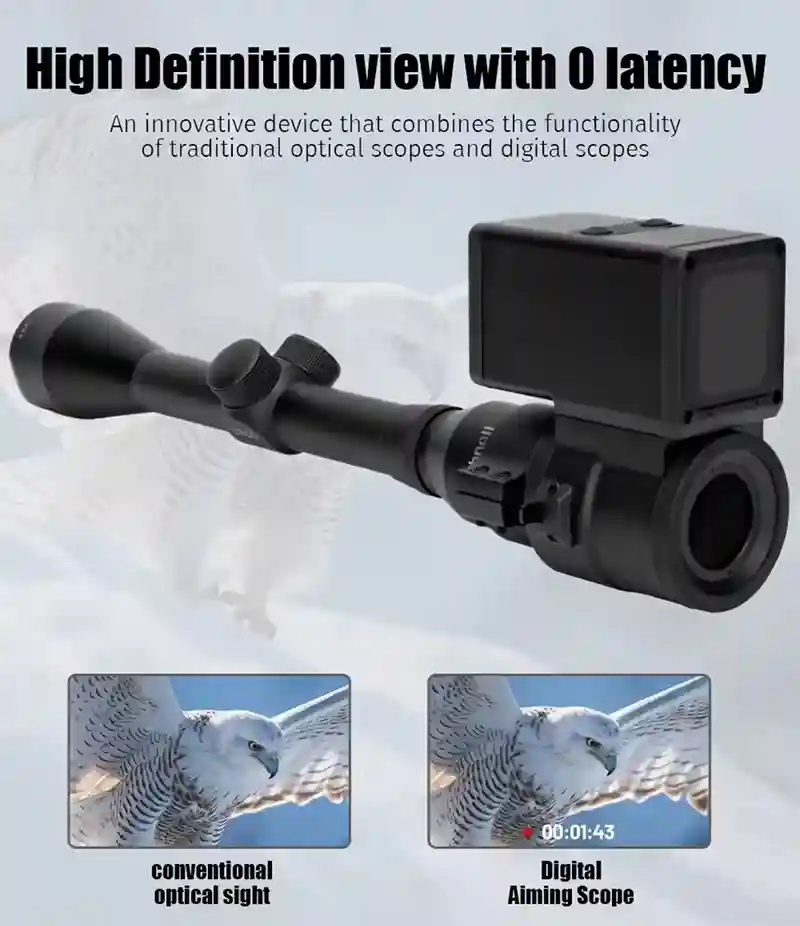 DVC45 Scope Camera | Turnkey OEM Solution for Tactical Brands PDVC45 scope camera High Definition view with zero latency