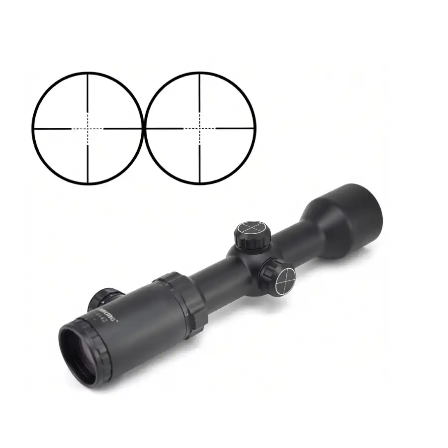 Visionking 1.5-6x42 illuminated rifle scope for outdoor hunting, matte black finish